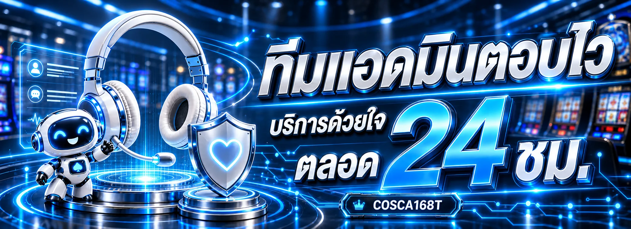 ทีมช่วยเหลือ COSCA168T พร้อมดูแลการใช้งาน